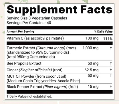 Pure Turmeric Curcumin Capsules